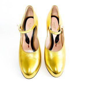 Gucci Lesley Patent Leather Pumps